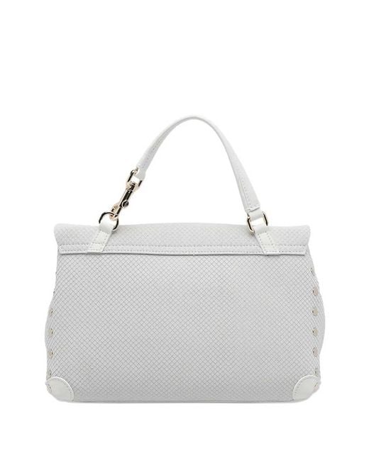 Zanellato White Postina Amoretto Small Messenger Bag