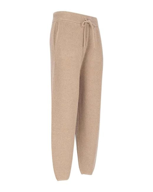 Polo Ralph Lauren Natural Ribbed Trousers