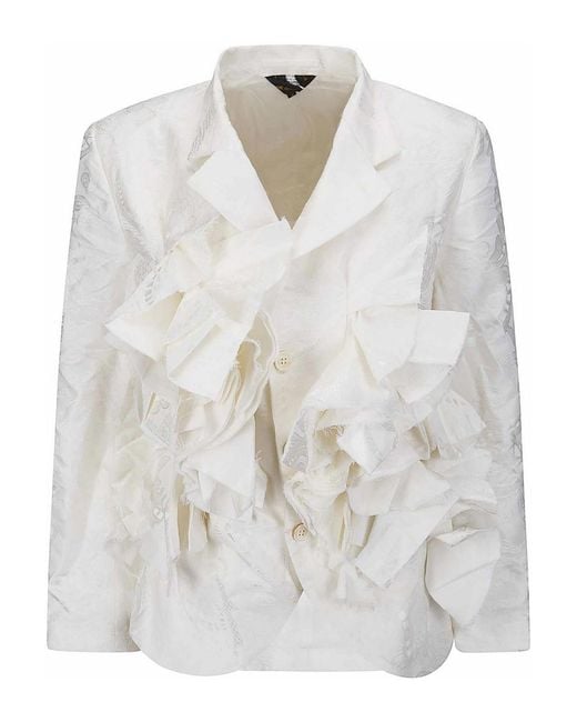 Comme des Garçons White Ladies Jacket