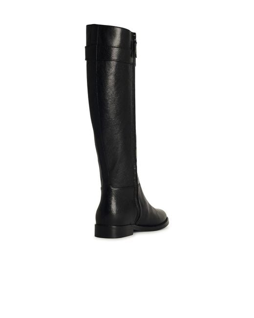 Tory Burch Black T Lock Riding Boot For Equest