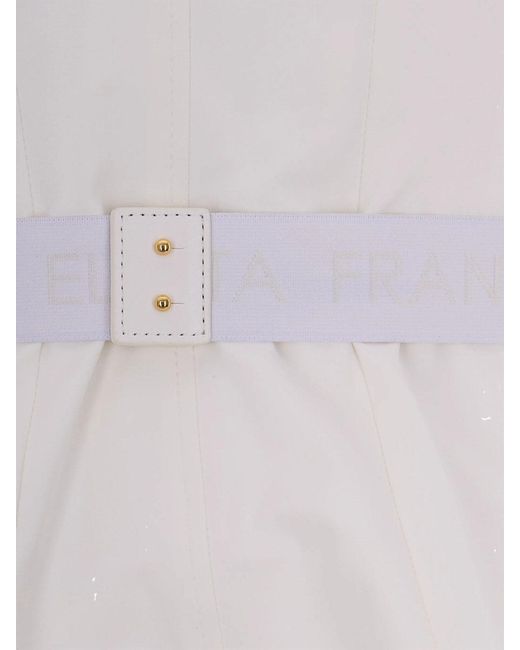 Elisabetta Franchi White Jacket