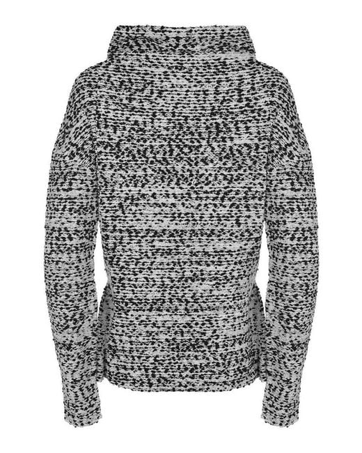 Alberta Ferretti Gray Jacket Made Of A Wool Blend