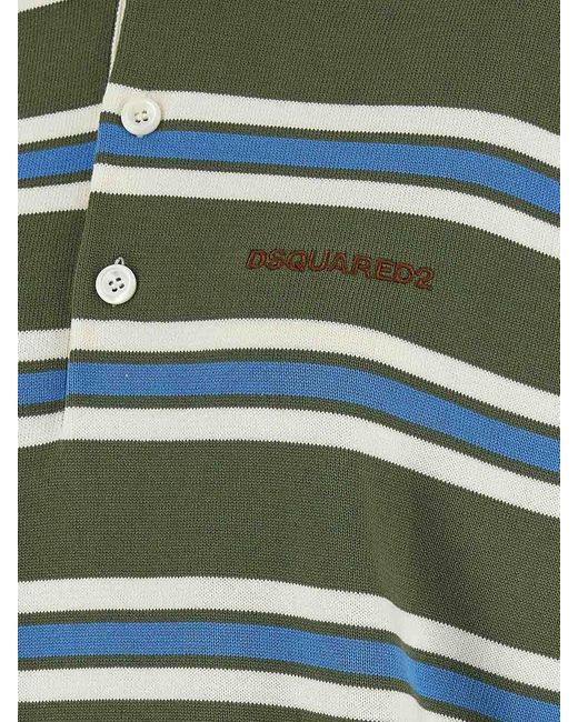 DSquared² Green Polo Shirts