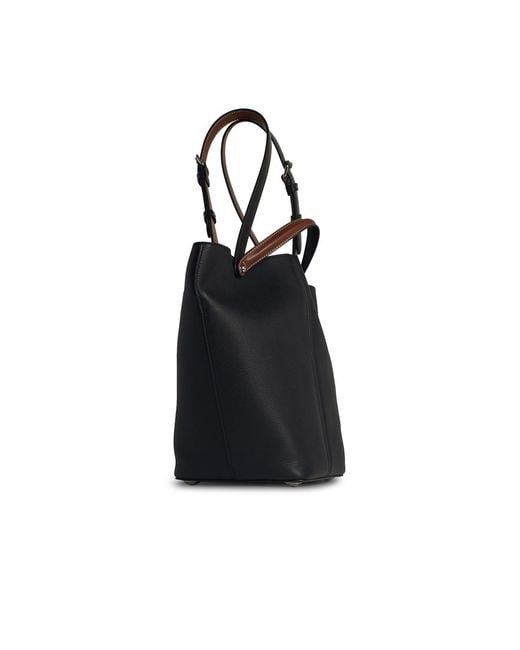 Maison Margiela Black Dress Age Leather Bag