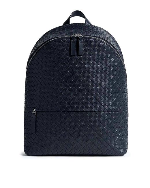 Bottega Veneta Blue Intrecciato Handbag for men
