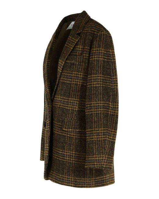 Isabel Marant Green Gesina Khaki Virgin Wool Blazer