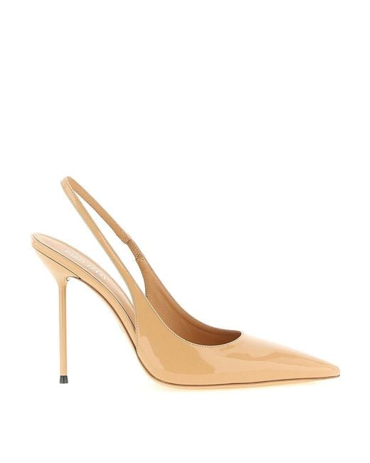 Paris Texas White Lidia Slingback