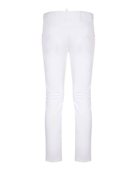 DSquared² White Jeans Made From Denim for men