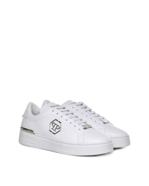 Philipp Plein White Trainers for men