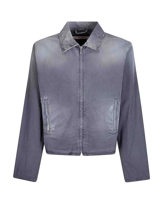 Stockholm Surfboard Club Blue Casual Jacket for men