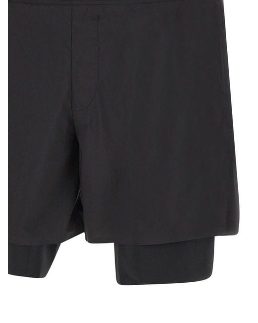 Satisfy Black Techsilk 8 Shorts for men