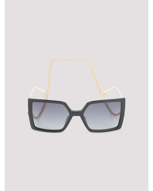 Chopard White Acetate Sunglasses