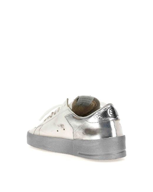 Golden Goose Deluxe Brand White Stardan Sneakers