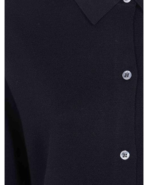 Aspesi Blue Polo Neck Sweater