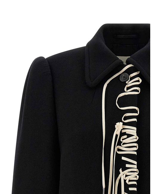 Dries Van Noten Black 'Rebela' Coat