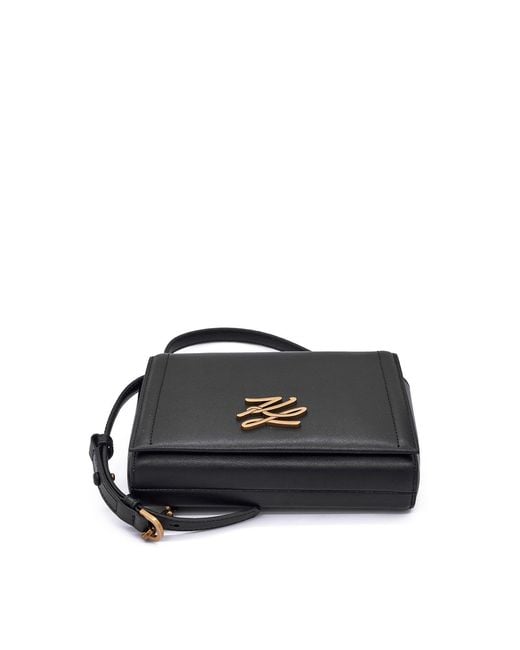 Karl Lagerfeld Black K/Autograph Small Crossbody