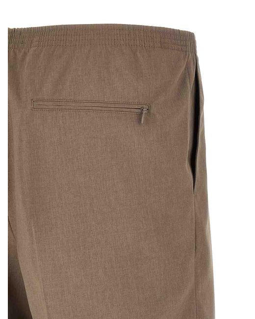 Cellar Door Brown Arno Bermuda Shorts for men