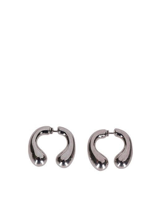 Panconesi Metallic P Helix Earrings