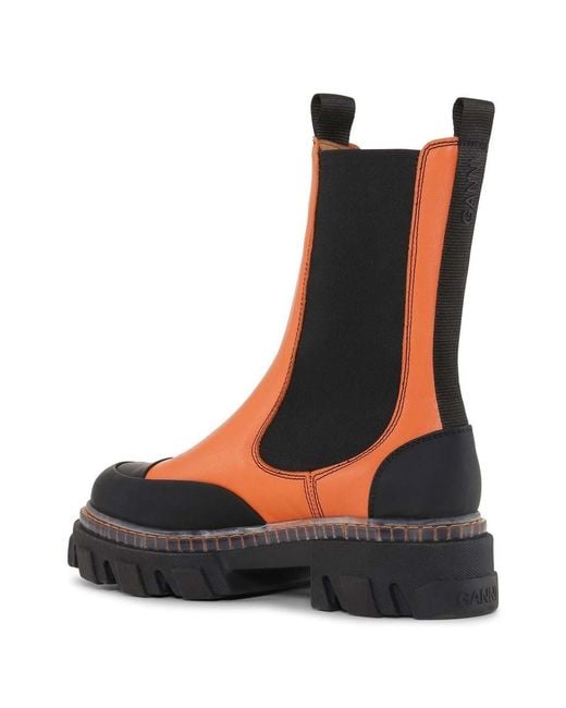 Ganni Black Ankle Boots