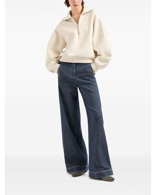 Giorgio Armani Blue Trousers Denim Collection