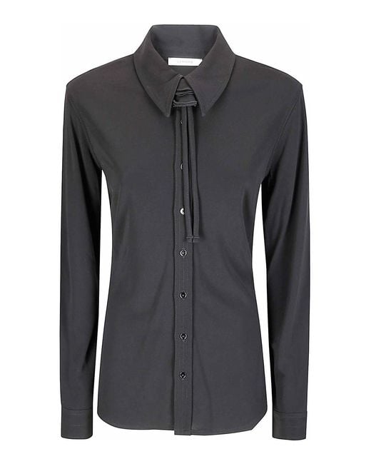 Lemaire Black Soft Fitted Shirt