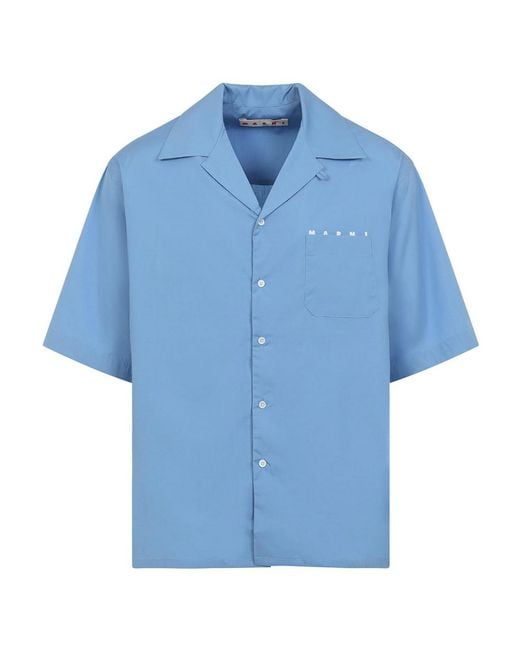 Marni Blue S/S Shirt for men