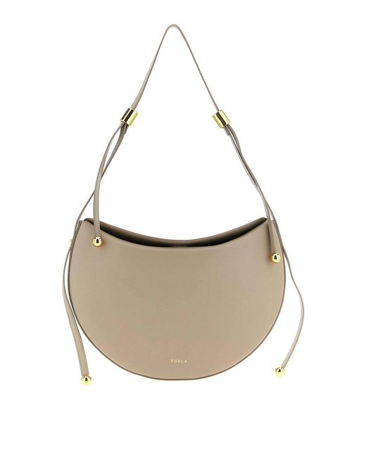 Furla White Small Shoulder Bag