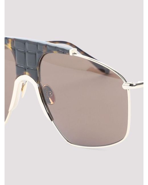 Alaïa Brown Aviator Mask 98 Sunglasses