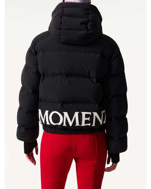 Perfect Moment Black Moment Hooded Ski Jacket