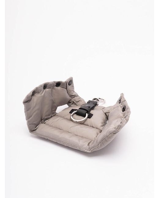 Moncler Gray 'Vest' Key Ring for men