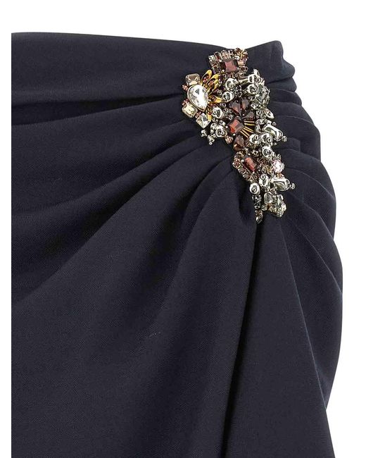 Dries Van Noten Black Sovora' Skirt