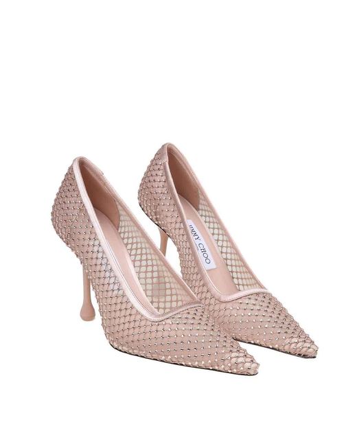 Jimmy Choo Pink Ixia 95 Decollete