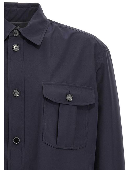 Brioni Blue Vagabond Jacket for men