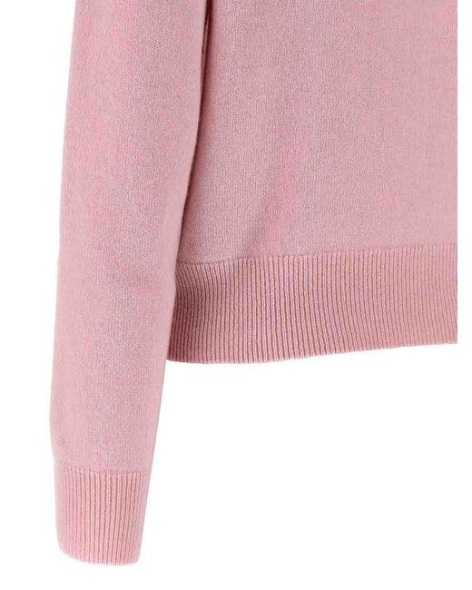 Balmain Pink Cashmere Sweater