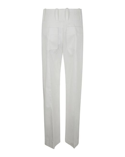 Patou Gray Large Belt Trousers