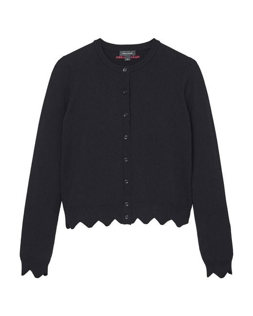 Marc Jacobs Blue Scallop Cardigan