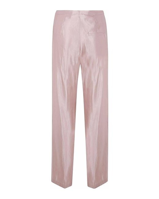 Loulou de Saison Pink Sally Tailored Trousers