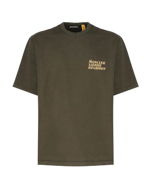 Moncler Green Crewneck T-shirt