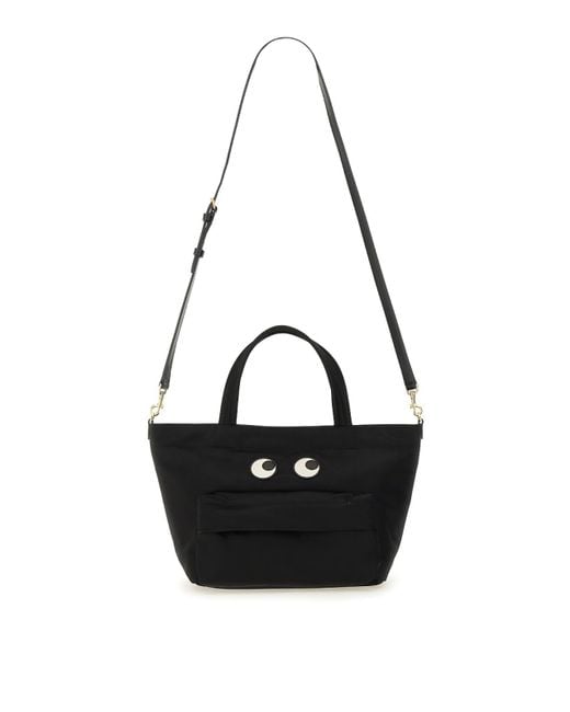 Anya Hindmarch Black Mini Tote Bag