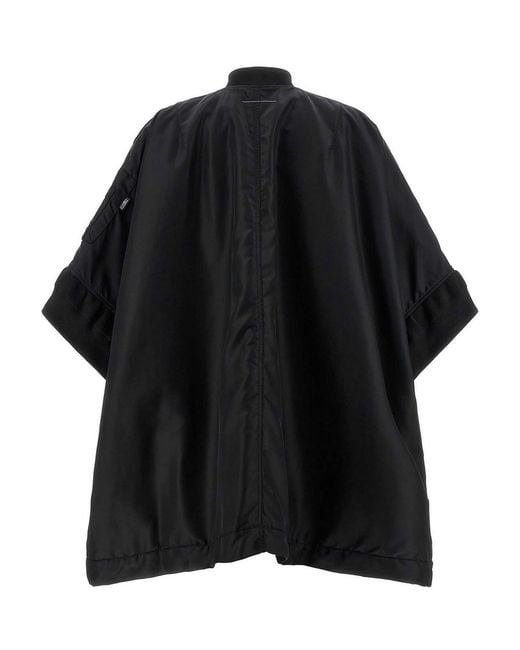 MM6 by Maison Margiela Black Bomber Jacket