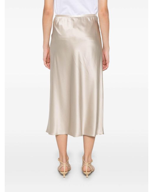 Max Mara White Midi Skirt