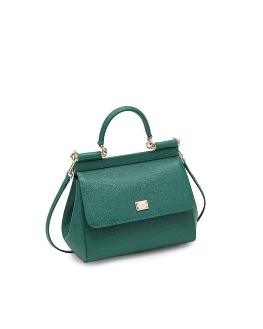 Dolce & Gabbana Green Shoulder Bag Hobo Verde Smeraldo