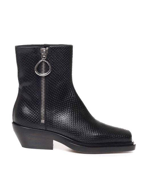Dondup Black Camperos Leather Boots