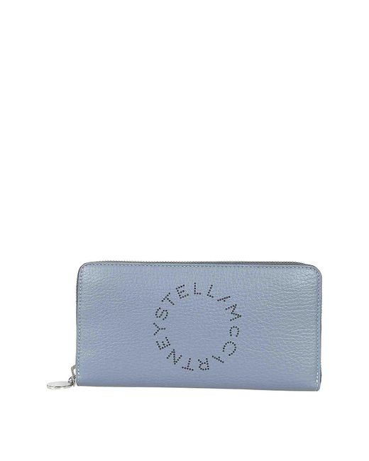 Stella McCartney Blue Logo Wallet