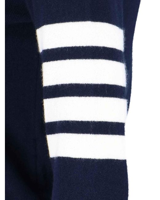 Thom Browne Blue Crewneck Sweater