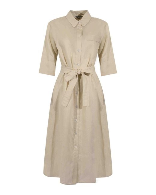 MM6 by Maison Margiela Natural Mmltabella Shirt Dress
