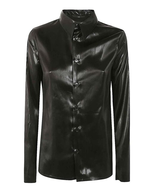 SAPIO Black Silk Blend Shirt