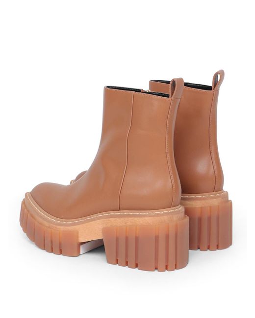 Stella McCartney Brown Emily Ankle Boots