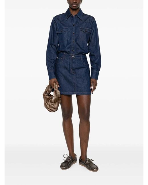 A.P.C. Blue Dress