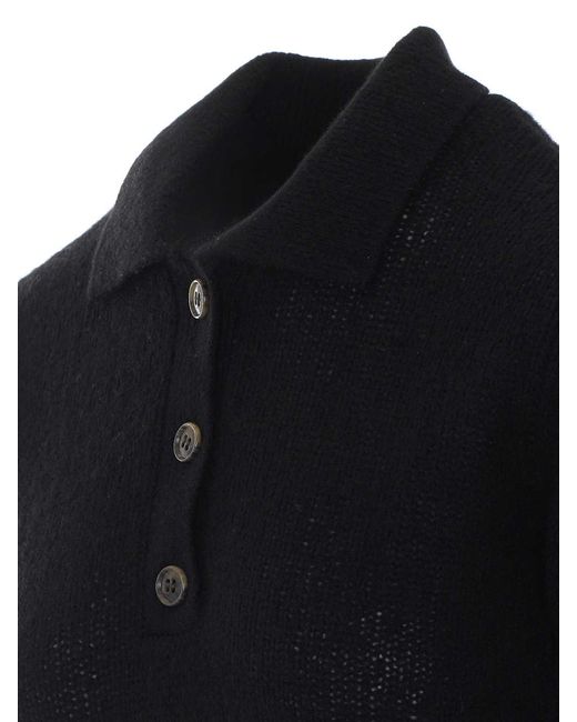 Lisa Yang Black Masy Polo